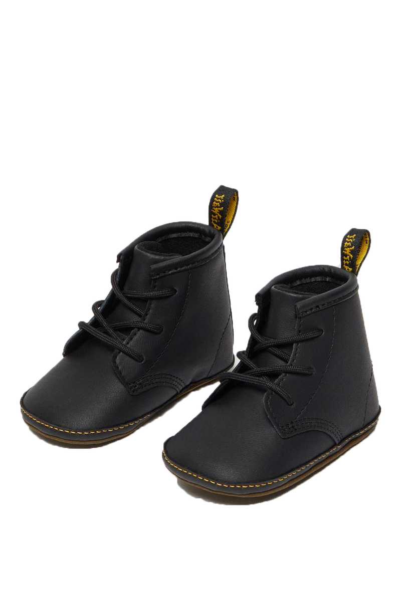 CRIB BABY LEATHER BOOTIES 1460 Black by Dr. Martens Shop Now