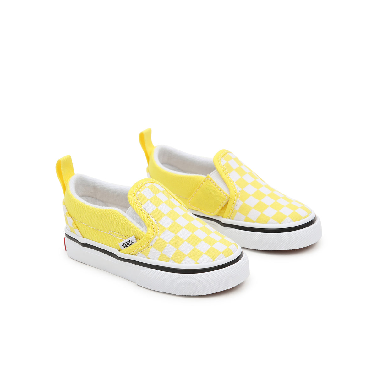 yellow checkered slip