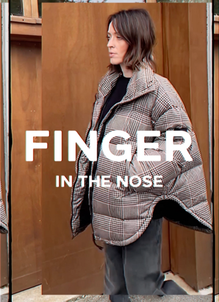 Finger in sales the nose coat