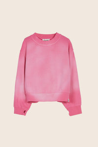Round-neck sweatshirt ALMA Hot pink Gradient