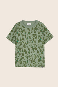 T-shirt à manches courtes JASON Kaki pierre Leopard