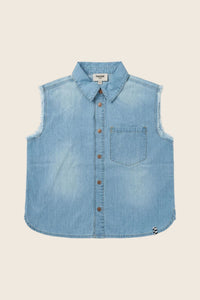 Chemise Sans Manches Denim Ella