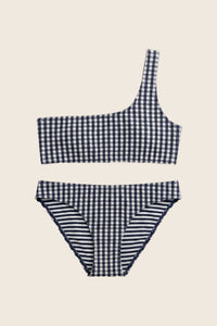 Maillot de Bain Asymétrique Bayle Carreaux