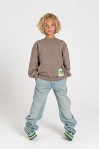 HAMMER baggy pants Dirty blue washed out