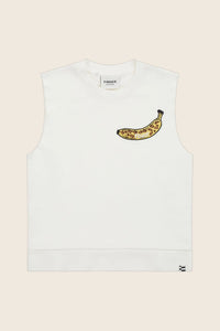 Clem organic cotton sleeveless sweatshirt