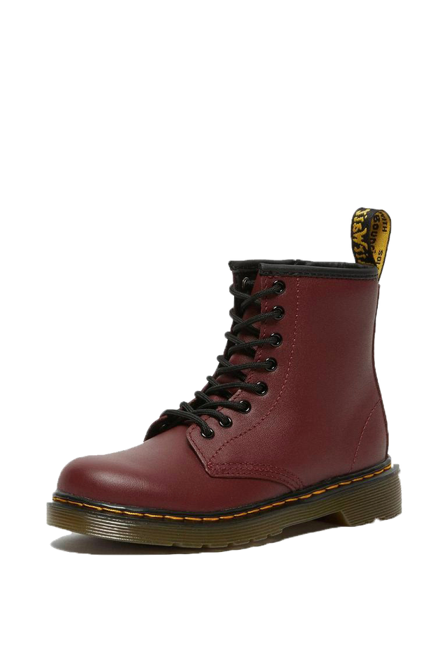 Cherry red 2025 combat boots
