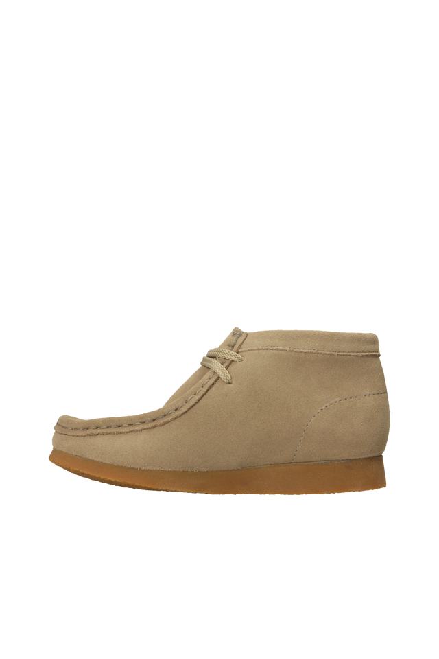 Clarks wallabee sand shop suede