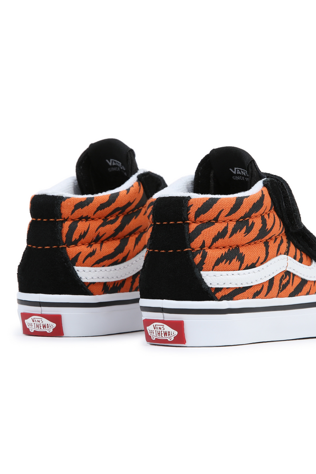 TODDLER SK8 MID REISSUE Tiger Black True White by Vans