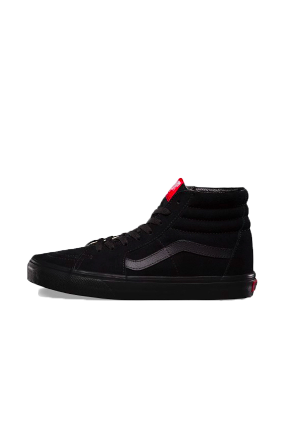 Vans sk8 hi clearance with black laces