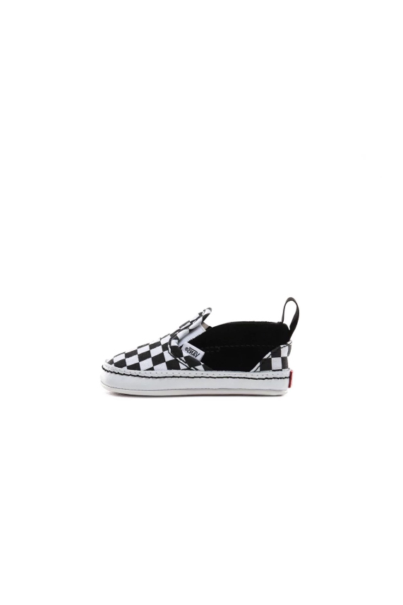 Vans checkerboard infant clearance slip on crib shoes